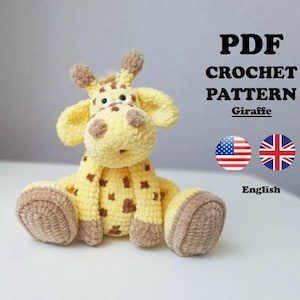HÄKELANLEITUNG Giraffe / Amigurumi PDF-Datei