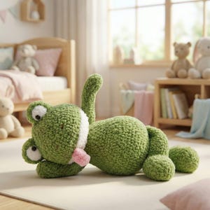 CROCHET PATTERN Frog Toy / Amigurumi tutorial PDF file