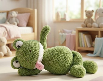 CROCHET PATTERN Frog Toy / Amigurumi tutorial PDF file
