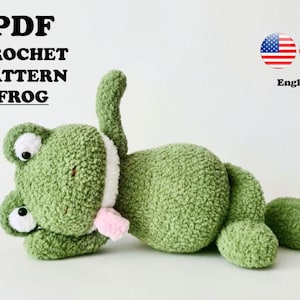 CROCHET PATTERN Frog Toy / Amigurumi tutorial PDF file