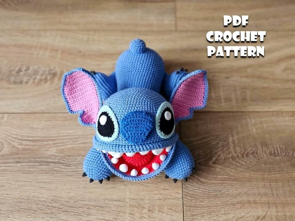Crochet Blue Alien Door stopper Pattern (DoorStopper Amigurumi, Crochet, Photo tutorial PDF file)