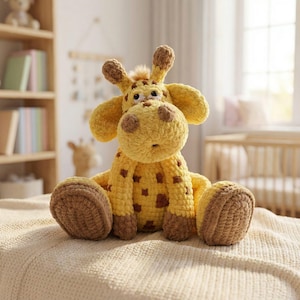 CROCHET PATTERN Giraffe Toy / Amigurumi tutorial PDF file