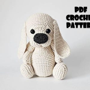 Crochet Puppy pattern (Puppy Amigurumi, Crochet, Photo tutorial PDF file)