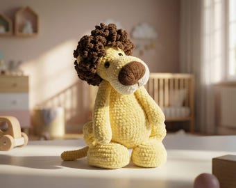 CROCHET PATTERN Lion Toy / Amigurumi tutorial PDF file