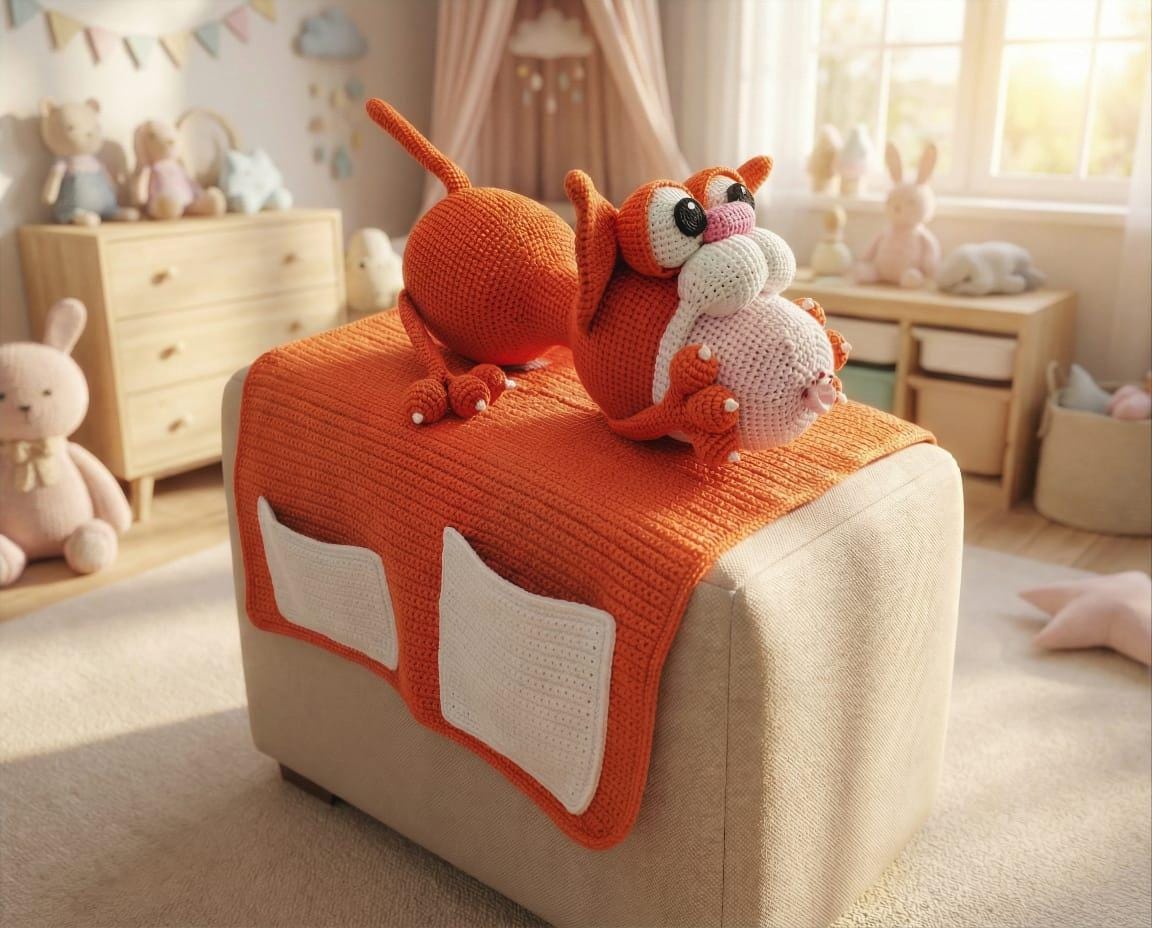33 Cat Couch Crochet Patterns: Unleash Your Creativity with Fun & Stylish Designs 14 Cat Sofa Organizer Crochet