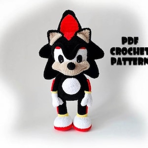 Schema riccio nero all'uncinetto (riccio amigurumi, uncinetto, tutorial fotografico in formato PDF)