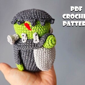 Frankenstein Gnome, Crochet Gnome, Gnome amigurumi, Gnome Crocheting