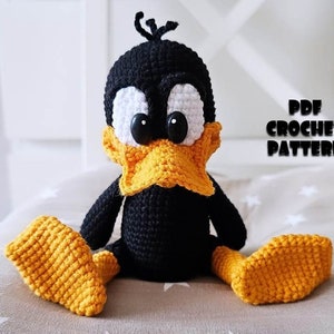 PATRÓN DE GANCHILLO Pato Amigurumi Pájaro 13 cm (Amigurumi, Crochet, Foto tutorial archivo PDF)