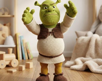 CROCHET PATTERN Ogre Toy / Amigurumi tutorial PDF file