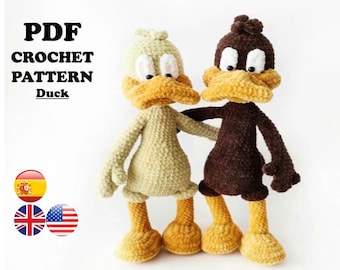CROCHET PATTERN Duck Toy / Amigurumi tutorial PDF file