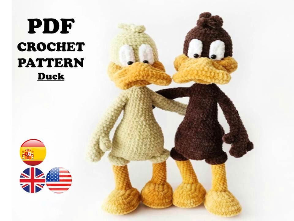 CROCHET PATTERN Duck Toy / Amigurumi tutorial PDF file