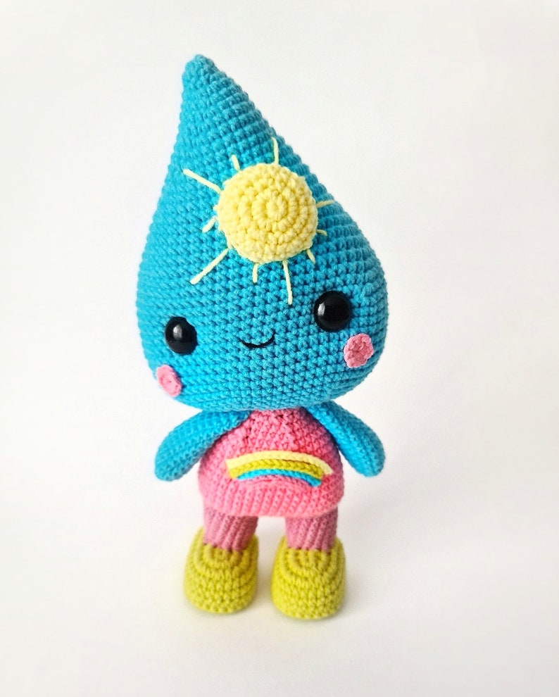 DROP/RAINBOW crochet pattern amigurumi crochet toy tutorial PDF file image 7