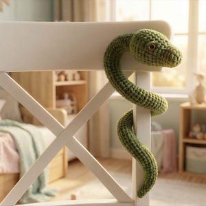 Patrón de familia de serpientes a crochet, juguete amigurumi (patrón PDF)