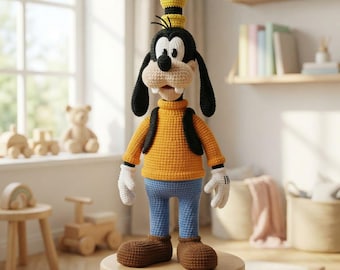Padrão de crochê para brinquedo de cachorro / tutorial de amigurumi em PDF
