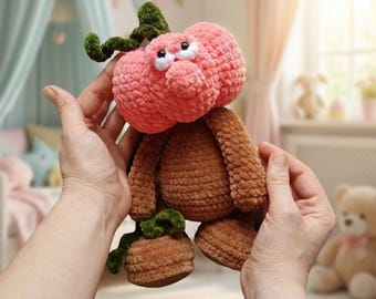 CROCHET PATTERN Pumpkin Toy / Amigurumi tutorial PDF file