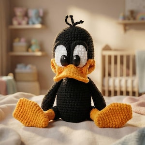 Duck Amigurumi Crochet Pattern, Bird Toy (PDF file)