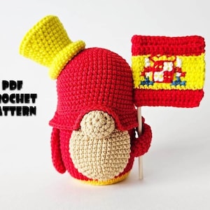 CrocCrochet Gnomo Español, Gnomo de Ganchillo, Gnomo amigurumi español, Gnomo Ganchillo