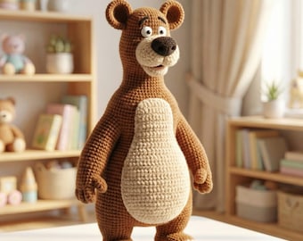 Haakpatroon voor een knuffelbeer | Amigurumi-handleiding (PDF)
