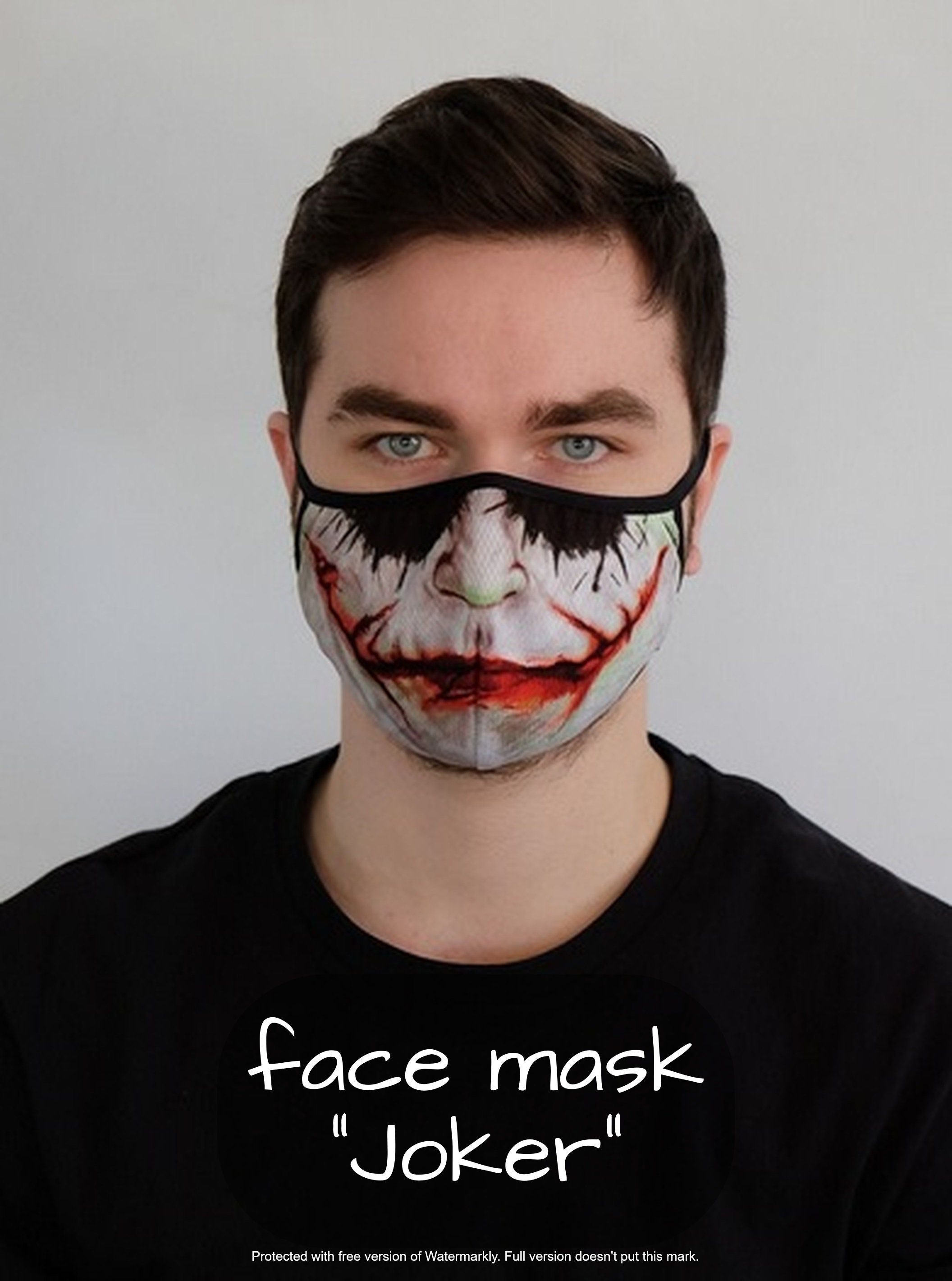Movie face mask / Venom face mask / Joker face mask / Venom Etsy