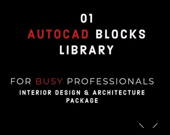 Autocad Blocks Collection | Interior Design & Architecture Package