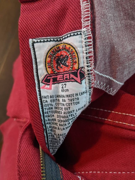 Vintage Ruby Red Parasuco Santana Jeans 