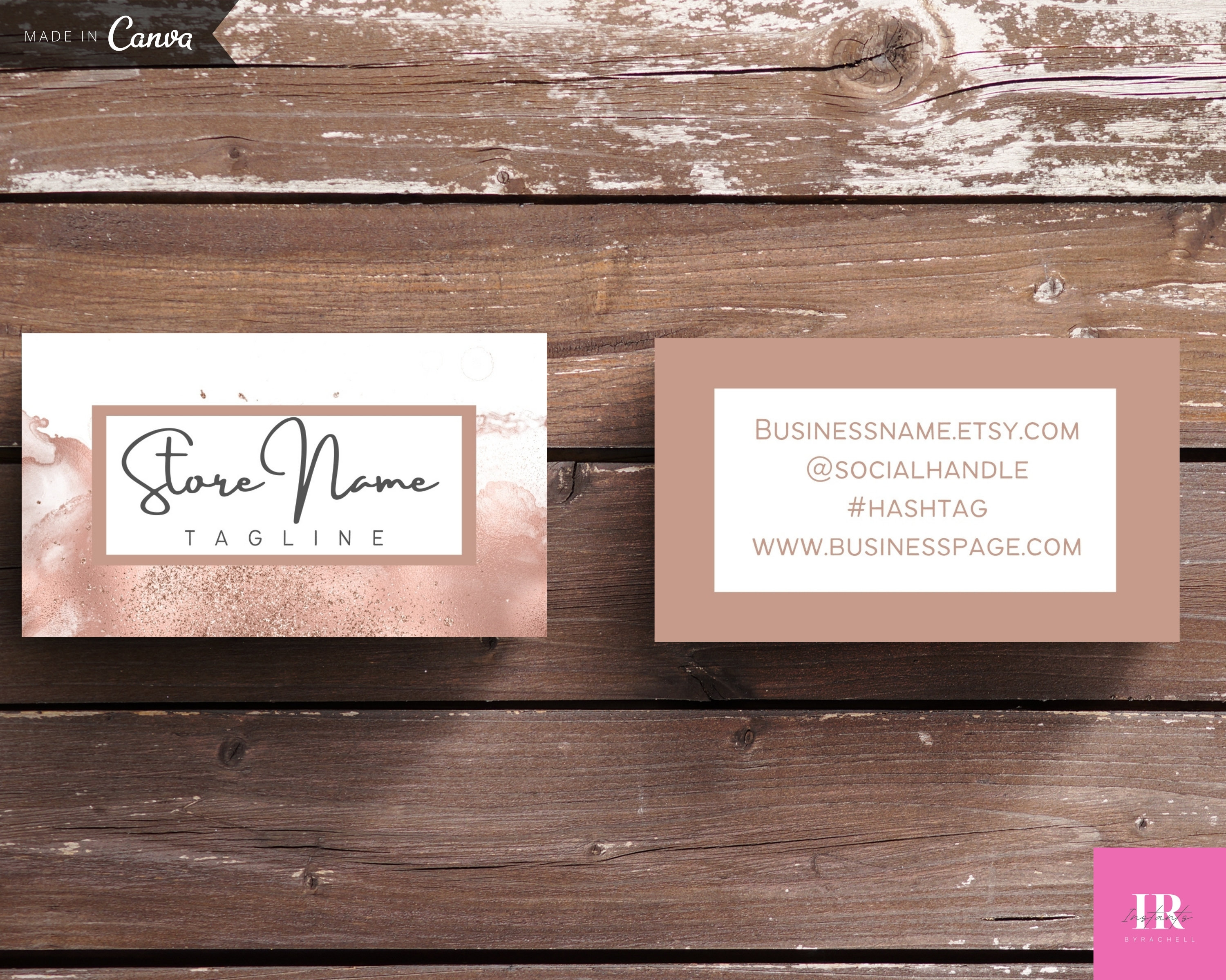 Business card for candles Business card template download Etsy