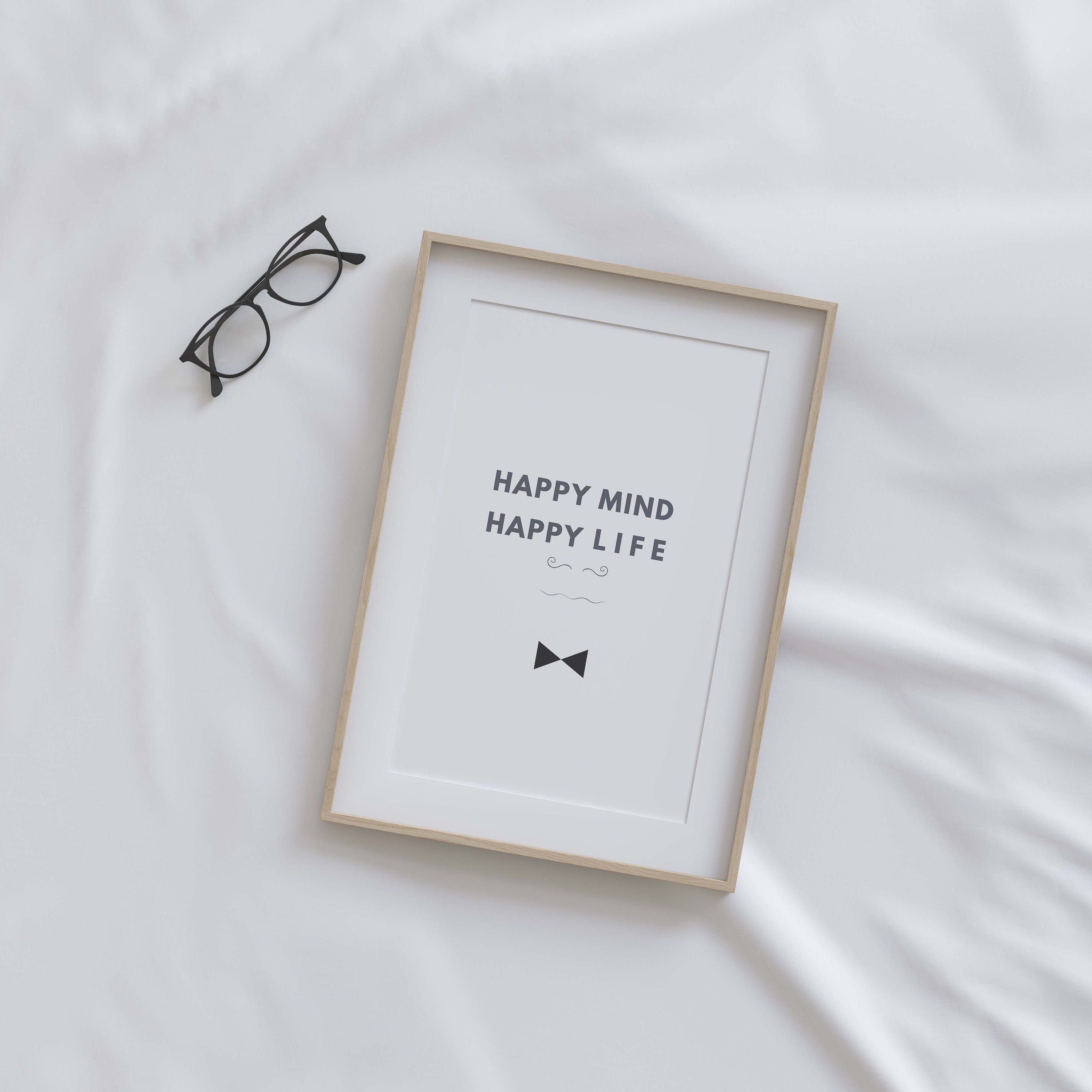 Happy Mind Happy Life Happy Vibes Happy Mind Happy Life - Etsy Sweden