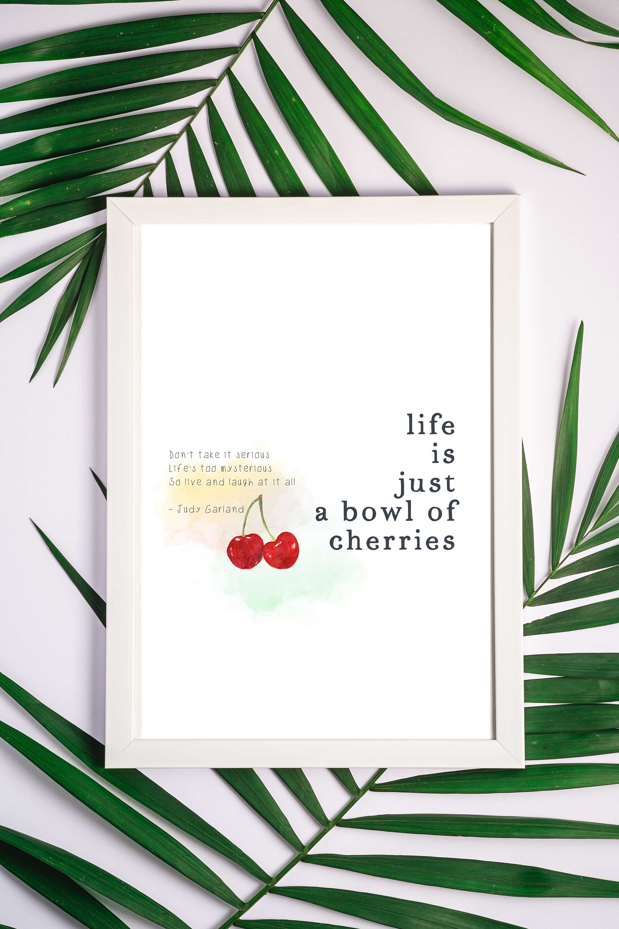 Watercolor Cherry Song Lyrics Print Cherry Wall Art Song Etsy UK