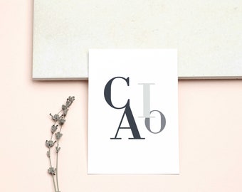 Ciao, Ciao Wall Art, Hello Wall Art, Word Art Poster, Italian Poster, Ciao Sign, Ciao Poster, Ciao Print, Minimal Quote Print, Minimalist