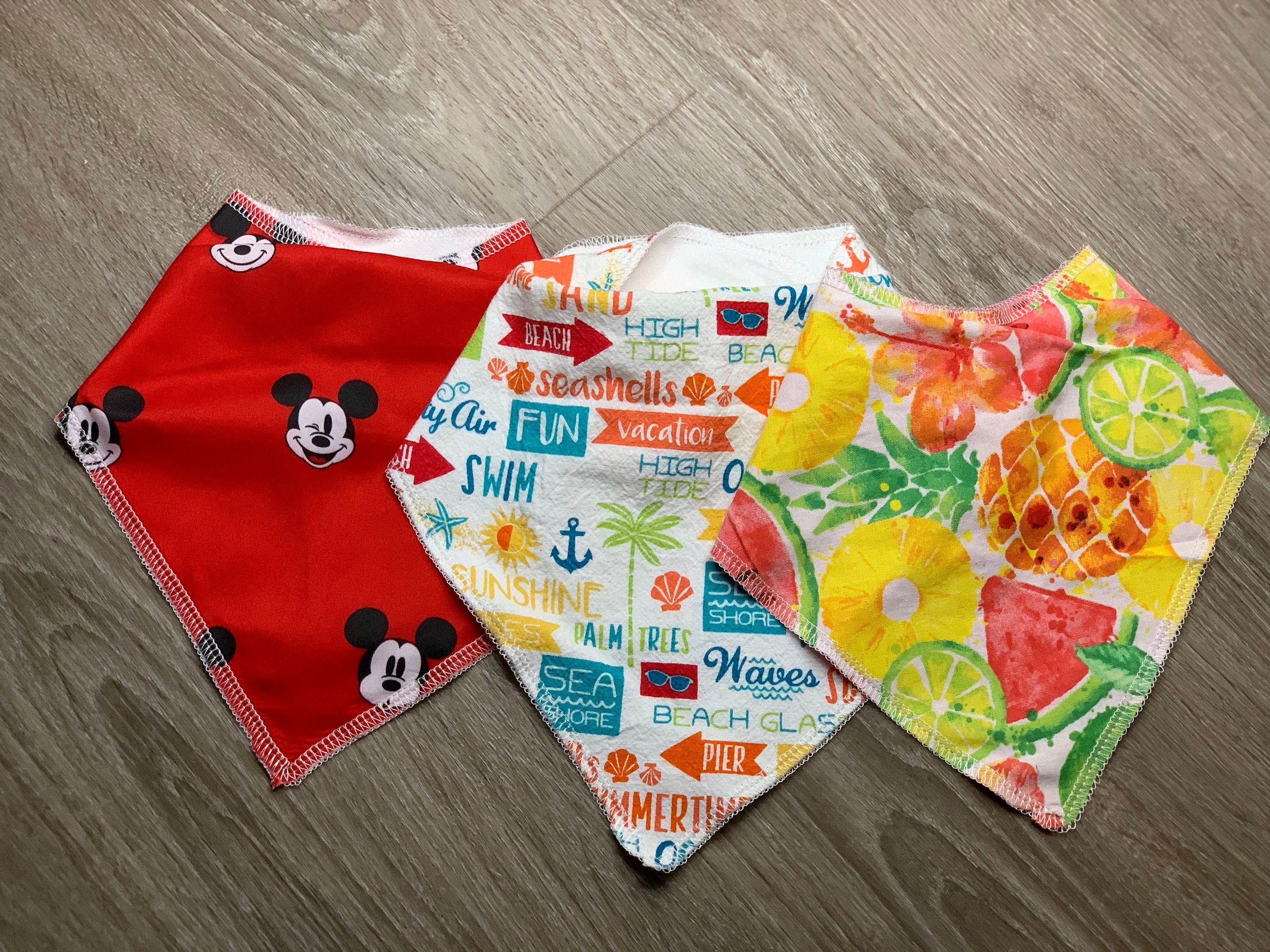 Baby Bandana Bibs pack of 3 Etsy