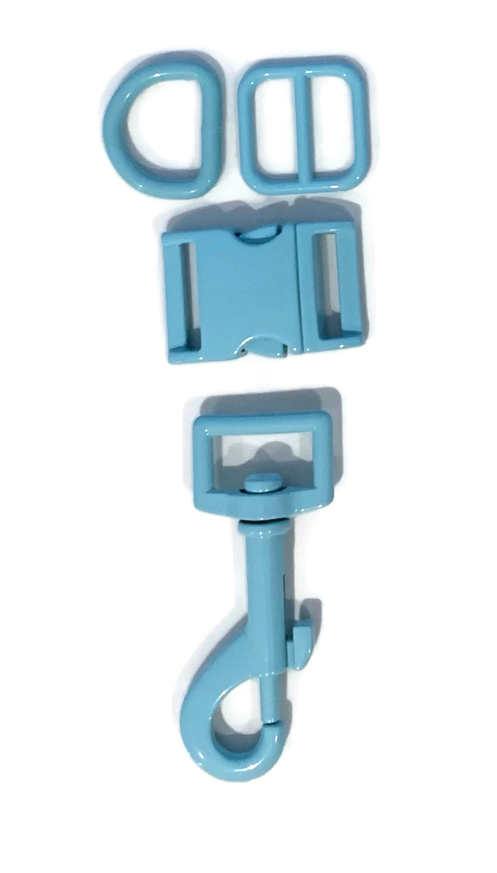 Rainbow DIY Dog Collar Parts Set. Metal Buckle D Ring Etsy