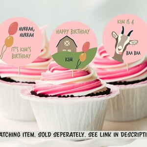 Goat Farm Party Invitation, Editable Goat Birthday Invitation, Goat ...