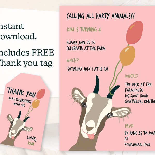 Goat Printable - Etsy