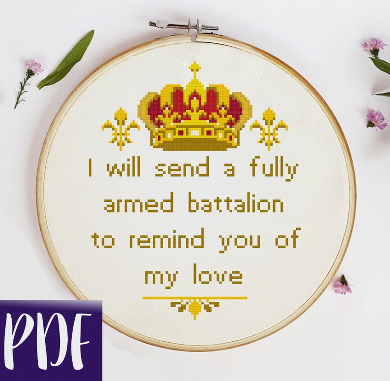 Hamilton Cross Stitch Pattern King Cross Stitch Etsy