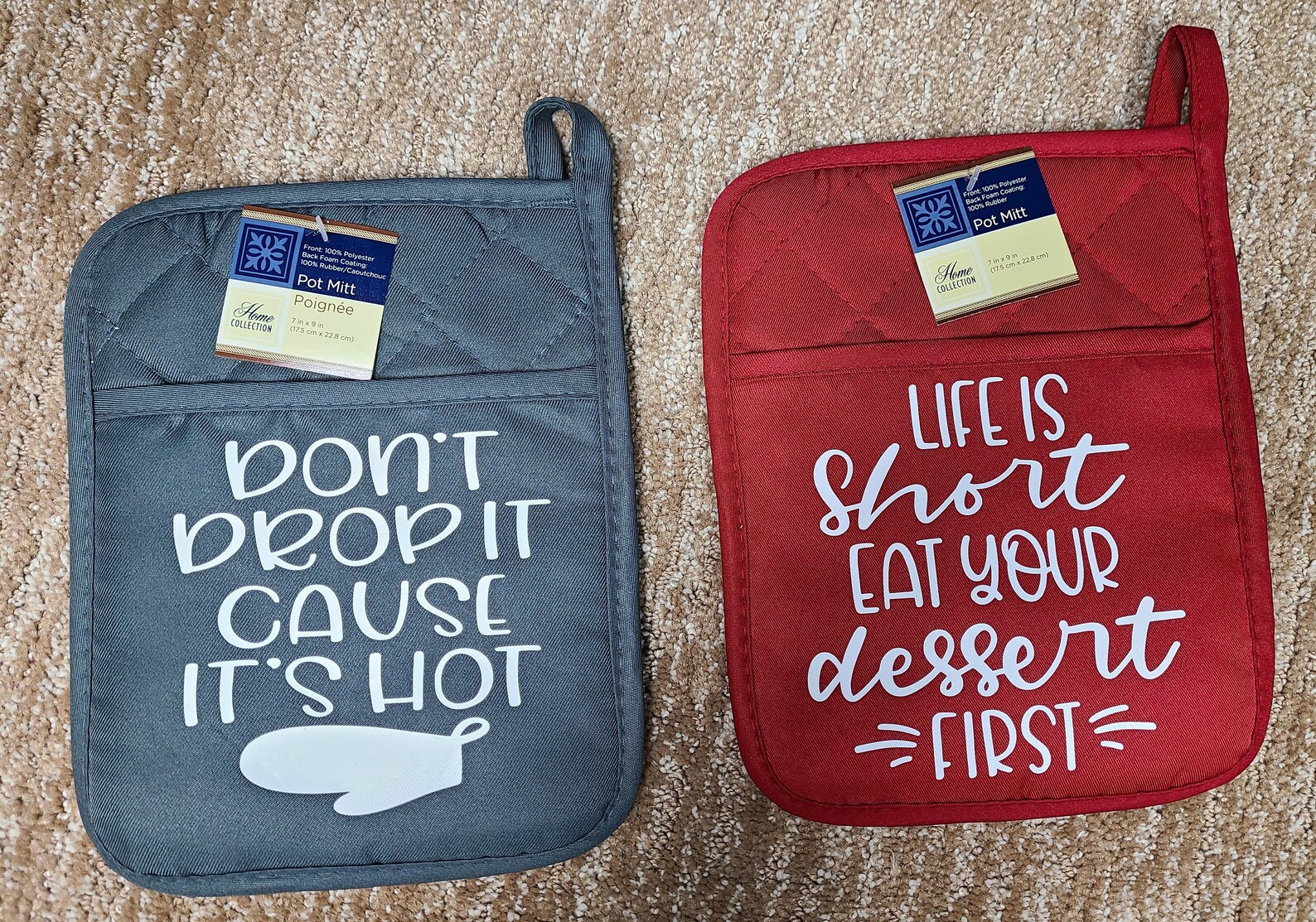 Pot Holders Various Funny Sayings Etsy