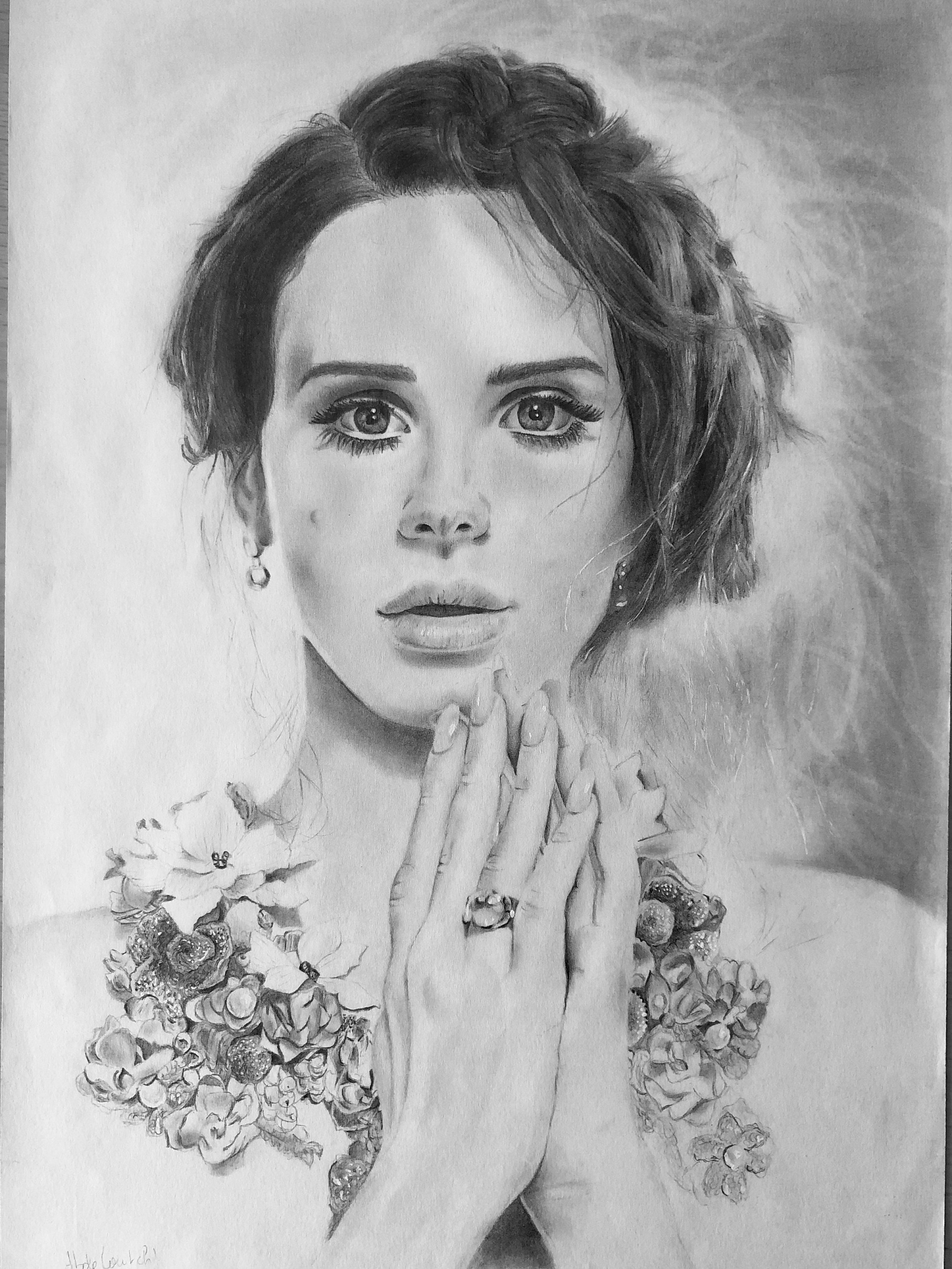 Poster Portrait de Lana Del Rey