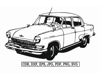 Classic Car Svg Etsy