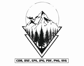 Forest Svg Etsy