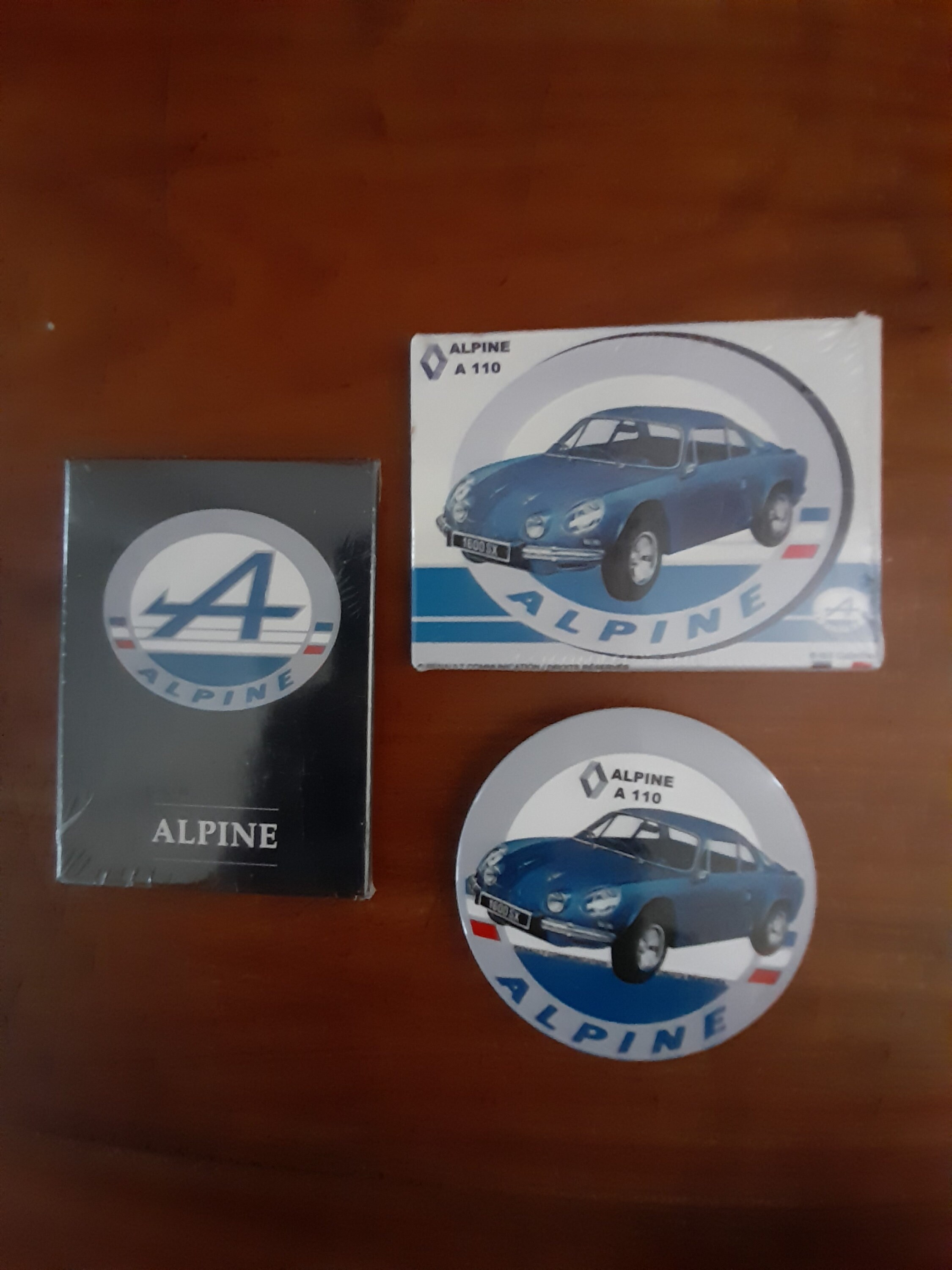 Lot de 3 Magnets Aimants Alpine