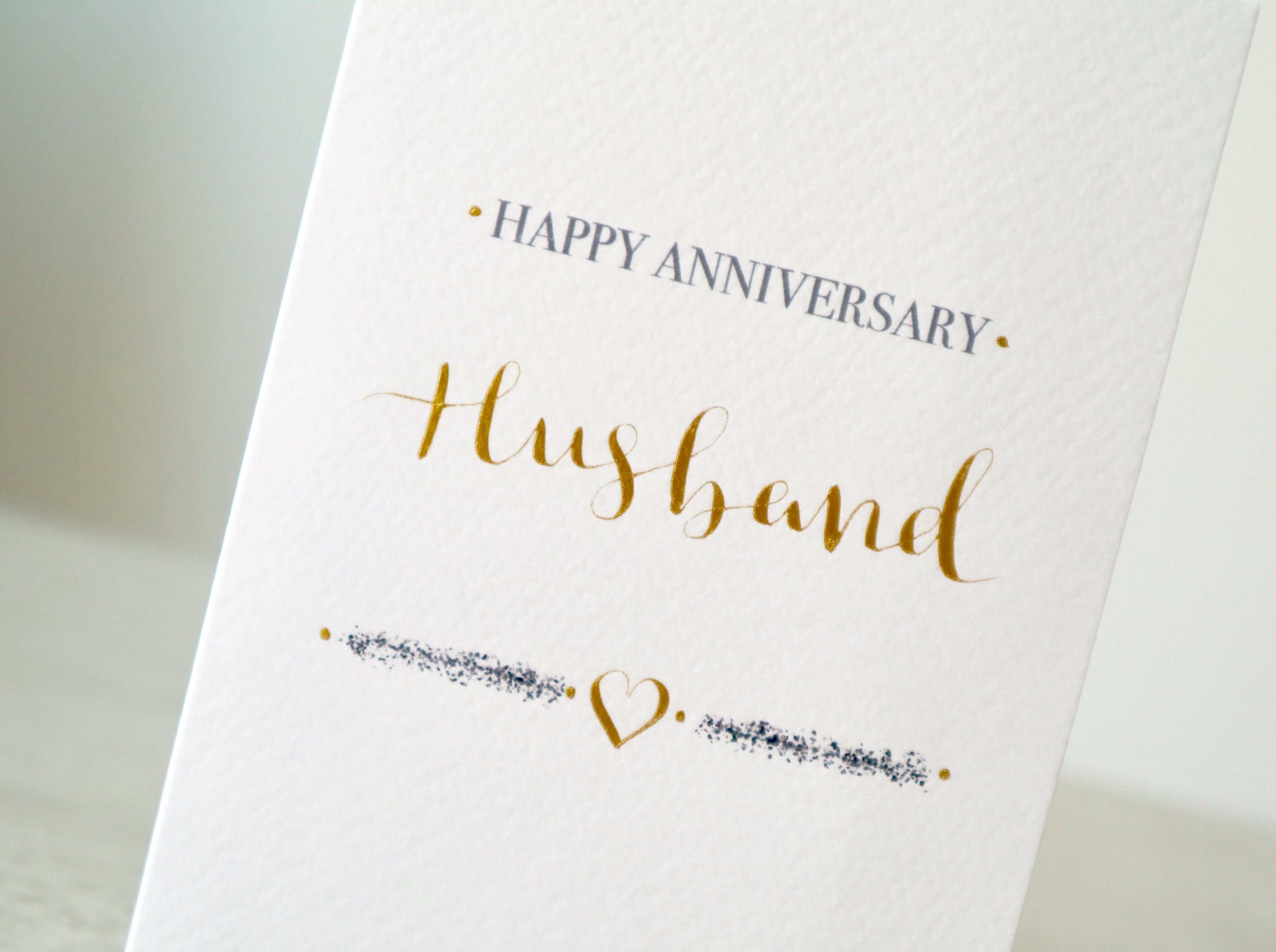HUSBAND ANNIVERSARY CARD 1st Anniversary Card Handmade Etsy