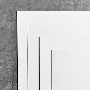 Carta per calligrafia Premium da 300 g/m² – Ideale per acquerelli, inchiostro e vernici – Anti-sbavature, anti-sbavature