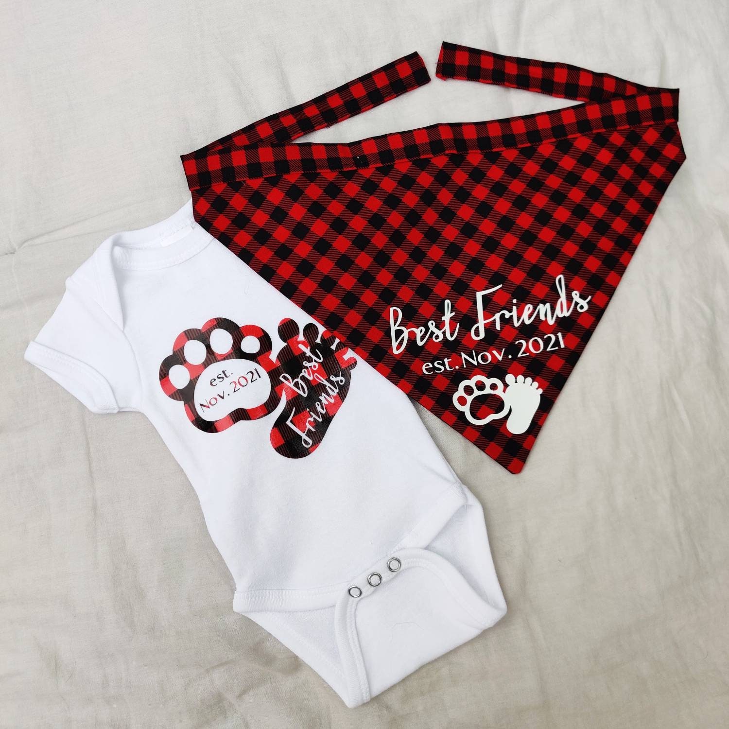 Baby and Dog Matching outfit Best Friend Baby/Dog Set Baby Etsy