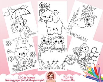 Download Cute Coloring Etsy