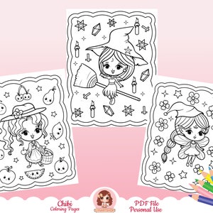 Chibi coloring pages, anime girls coloring pages, cute girls coloring pages, kawaii, Printable coloring pages, PDF