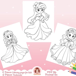 Princess coloring pages for kids, Printable coloring pages for kids, Activity pages for kids, Princesses coloring page, girls coloring pages