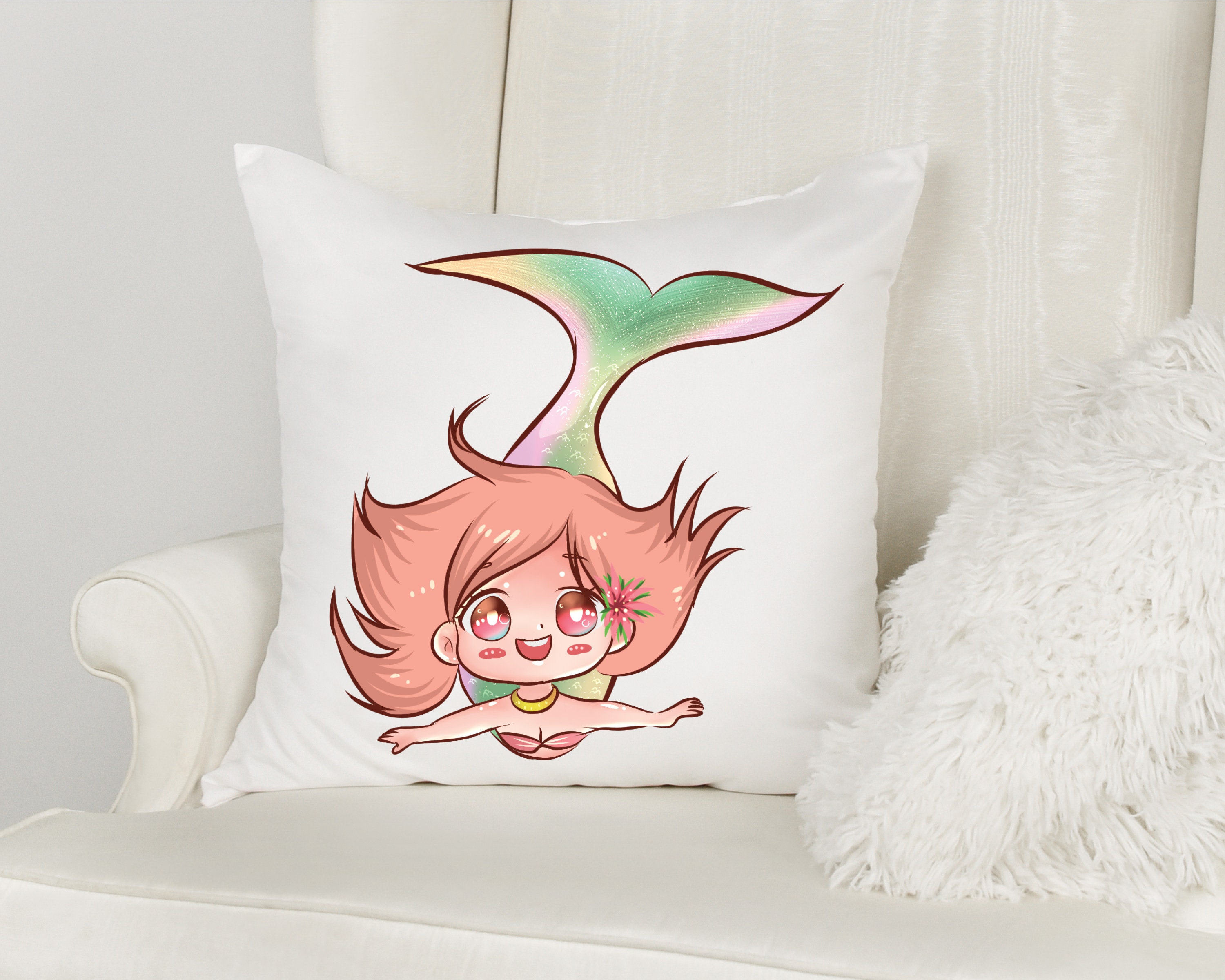 Star butterfly body pillow top