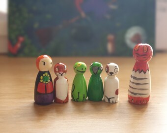 room on the broom plastic figures
