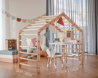 MÉGA AFFAIRE || Cadre d’escalade Montessori || Triangle d'escalade pliable polyvalent et durable