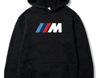 BMW Boss Logo Hoodie M Power Car Racing Gift New Black Sweatshirt Jumper Top Men