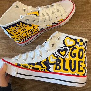 Custom High Top Canvas Sneakers